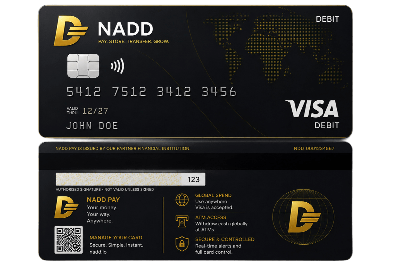 NADD Pay Debit Card preview